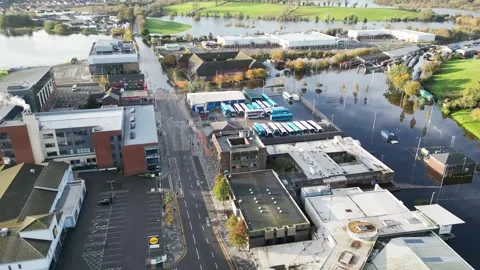 Downpatrick- Rising up towards bus Stock Footage 255076468