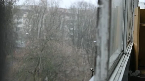 Downpour in the city Stock Footage 181473478