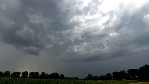 Downpour in progress Stock Footage 92822425