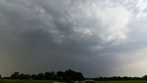 Downpour in progress Stock Footage 92822434
