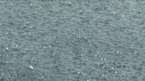 Downpour rain storm Stock Footage 698382