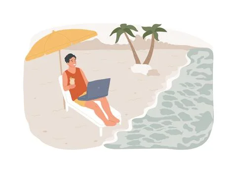 Downshifting isolated concept vector illustration. Ilustración de archivo