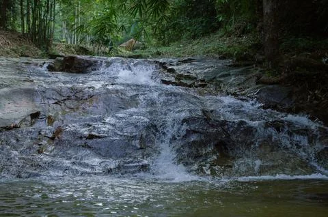 Downstream of the Pusing Waterfalls. 写真素材