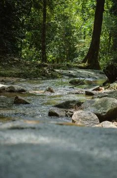Downstream of the Pusing Waterfalls 写真素材