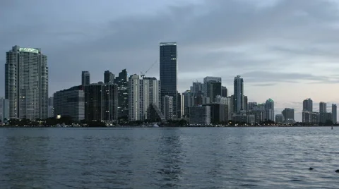 Downton Miami, Florida 库存影片 63372446