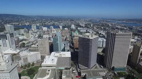 Downtown Aerial Stockbeeldmateriaal 68384599