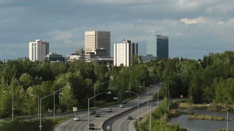 Downtown Anchorage 1 스톡 동영상 50778746