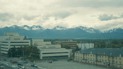 Downtown Anchorage, Alaska Stock Footage 67386127