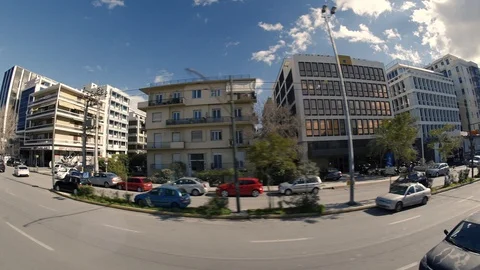 Downtown Athens Greece Stock Footage 87120553