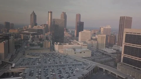 Downtown Atlanta Stock Footage 122054211