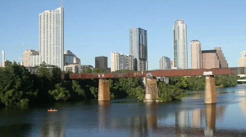 Downtown Austin Close Stock Footage 796012