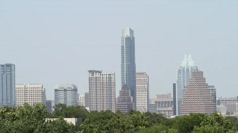 Downtown Austin Skyline Stock Footage 794267