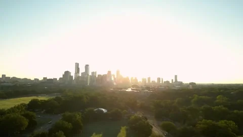Downtown Austin Texas - Skyline Stock Footage 258669215