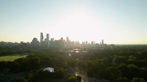 Downtown Austin Texas - Skyline Stock Footage 258669824