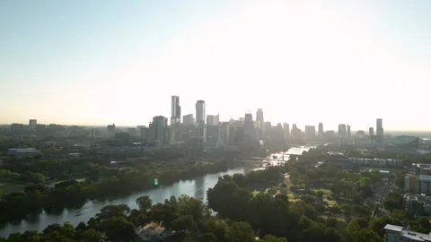 Downtown Austin Texas - Skyline Stock Footage 258670533