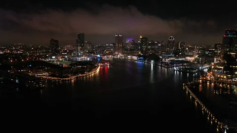 Downtown Baltimore Stockbeeldmateriaal 98921021