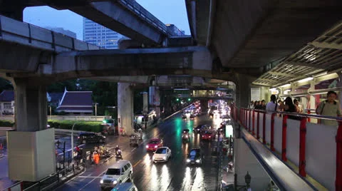 Downtown Bangkok Video stock 24881866