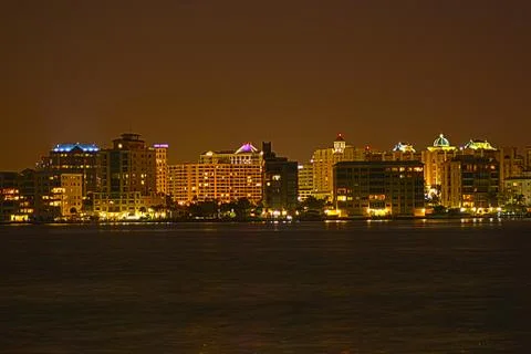 Downtown on the Bay HDR Foto stock