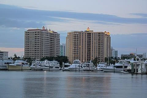 Downtown on the Bay HDR Foto stock