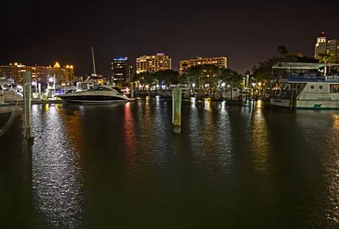 Downtown on the Bay HDR Foto stock