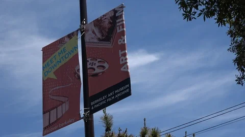 Downtown Berkeley Stock Footage 90962114