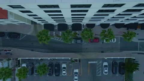 Downtown Birdseye Stock Footage 146817034