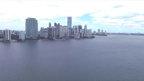 Downtown Biscayne Bay Miami Stock-Footage 88577280