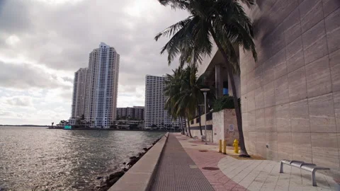 Downtown Biscayne boardwalk. Vidéo 167971405