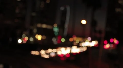 Downtown Blur flare Video stock 51295903