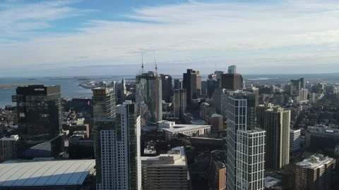 Downtown Boston Stock Footage 166525530