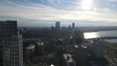 Downtown Boston Stock Footage 166525612