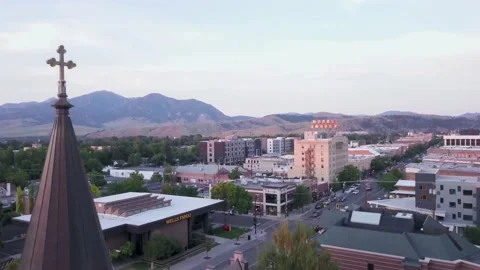 Downtown Bozeman Stock Footage 229864975