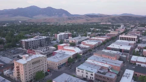 Downtown Bozeman Stock Footage 229865498