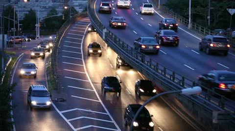 Downtown Brooklyn Expressway 動画素材 21880464