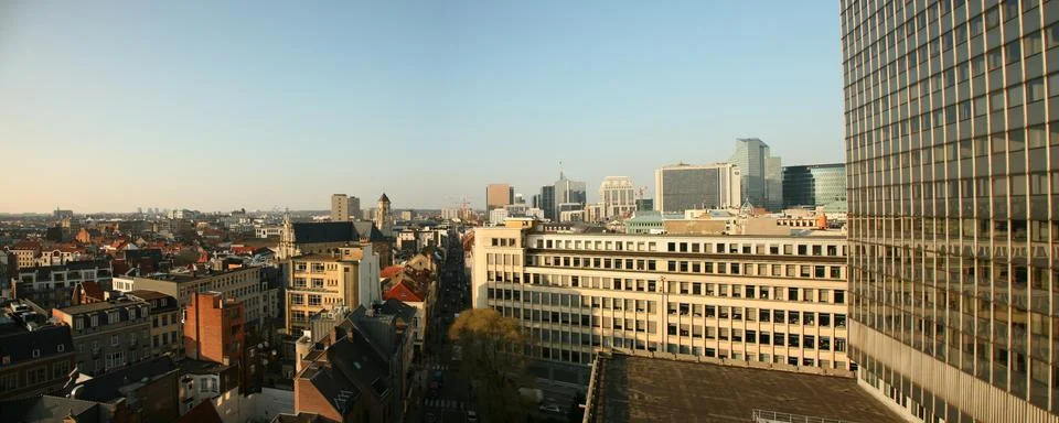 Downtown Brussels Stock Photos