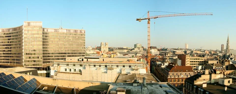 Downtown Brussels Stock Photos