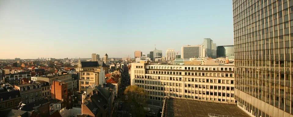Downtown Brussels Stock Photos