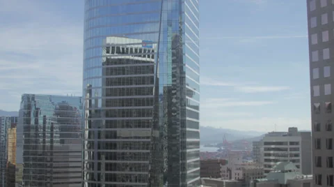 Downtown building timelapse Stock Footage 28578546