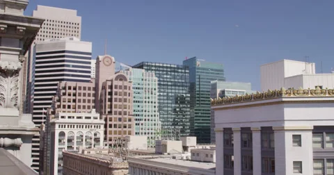 Downtown buildings Stock Footage 37058114