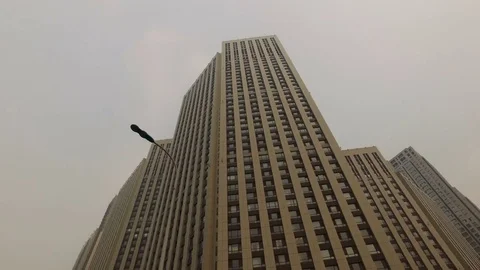 Downtown Buildings Looking Up - Ground view looking up at buildings Video stock 73224905