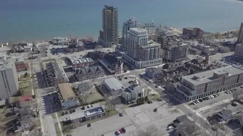 Downtown Burlington Stock Footage 147464813