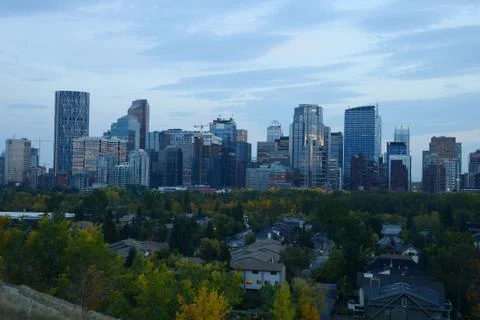 Downtown calgary Stock Photos