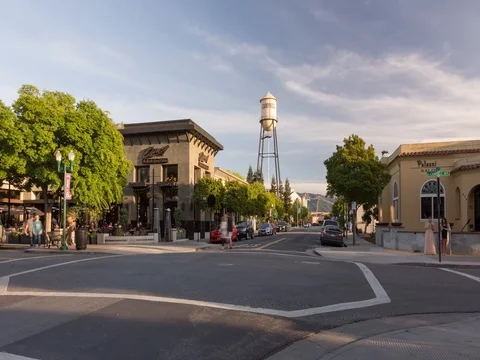 Downtown Campbell Video stock 74937793