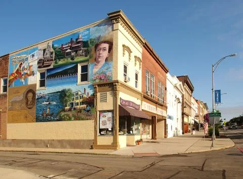Downtown Canandaigua Stock Photos