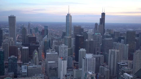 Downtown Chicago #1 库存影片 118016764