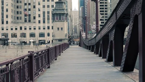 Downtown Chicago Five Stock Footage 128537558