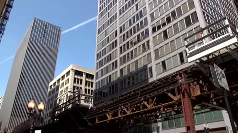 Downtown Chicago Stock Footage 11063131
