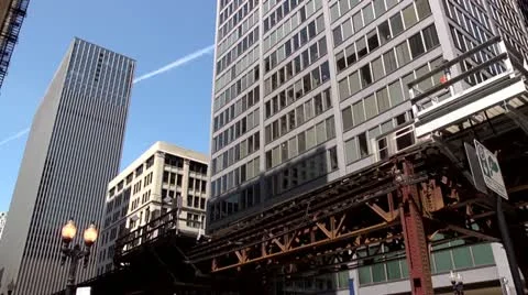 Downtown Chicago Stock Footage 11063156