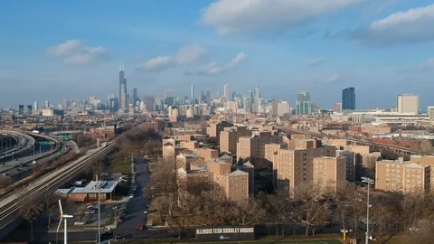 Downtown Chicago Video stock 89780709