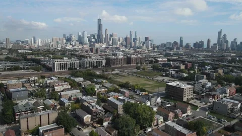 Downtown Chicago, IL Stock Footage 166179086
